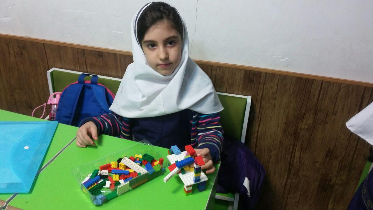 فعالیت های لگوی آموزشی دی ماه دانش آموزان باران اندیشه